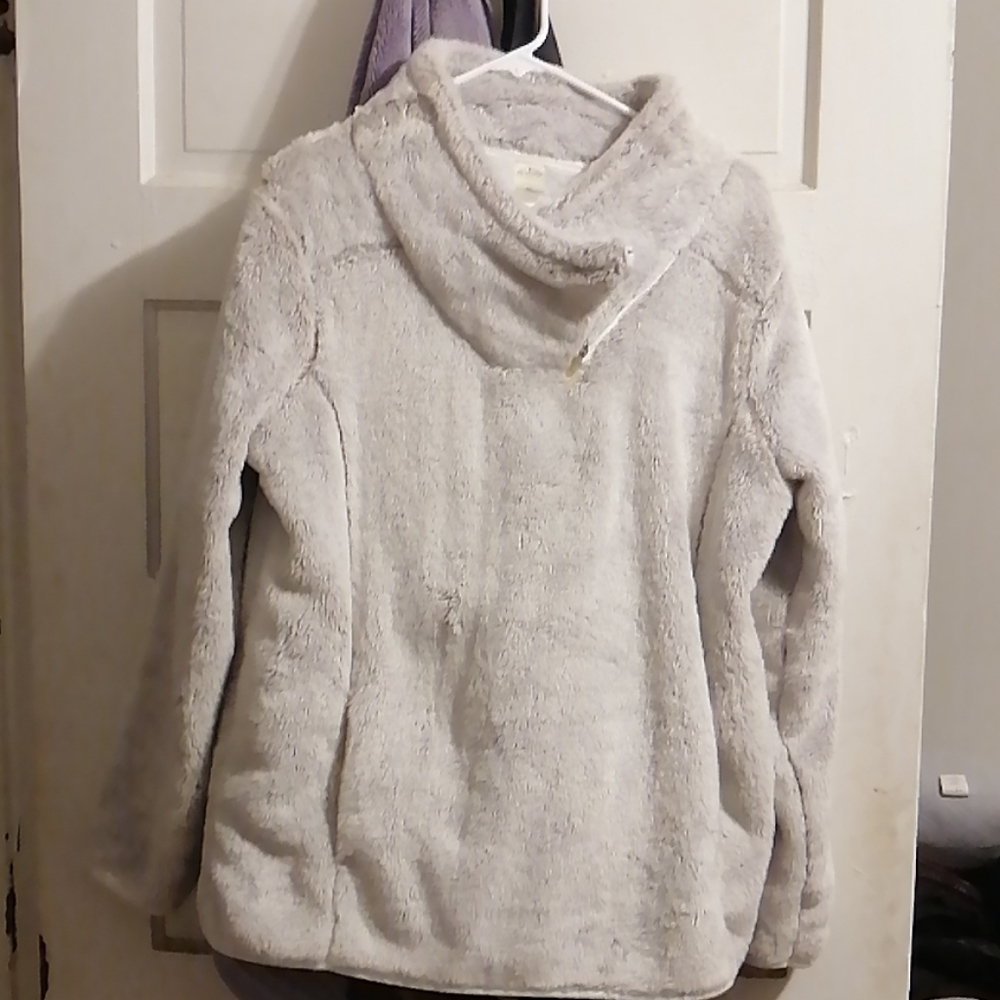 St John's Bay Active Asymmetrical Plush Pullover